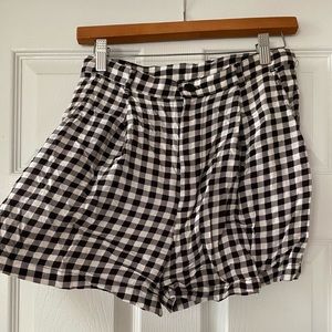 Gingham American apparel shorts